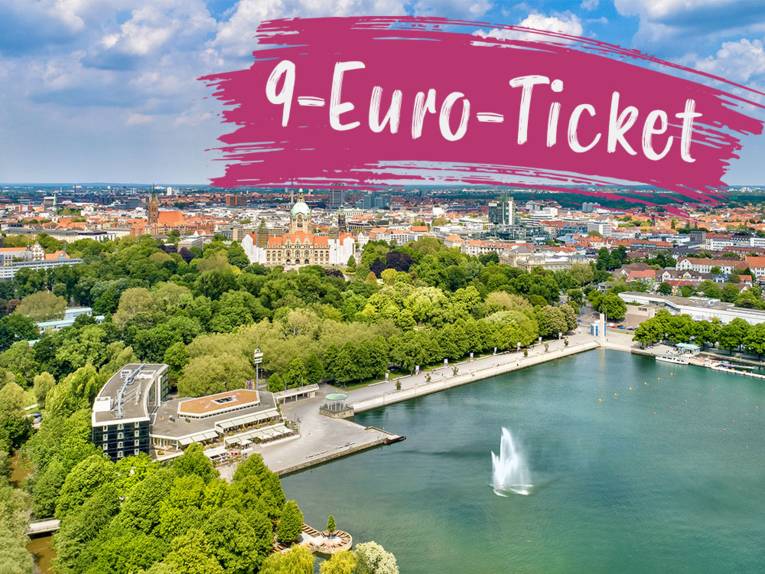 Mit dem 9-Euro-Ticket nach Hannover.